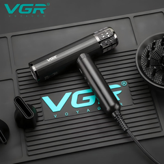 VGR V-427 Asciugacapelli Professionale in Metallo con Motore High Speed