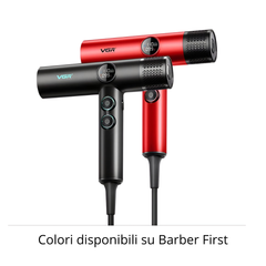 VGR V-401 Barber Series Asciugacapelli Professionale Rosso