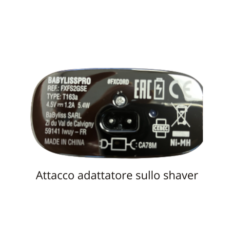 Babyliss Adattatore per shaver Babyliss FXFS2