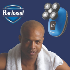 Barbasol LCD Rasoio testa Set 5 lame rotanti