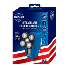 Barbasol LCD Rasoio testa Set 5 lame rotanti