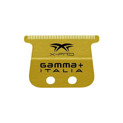Gamma+ X-Pro Lama Fissa Wide Gold – Ricambio T-Blade per Trimmer