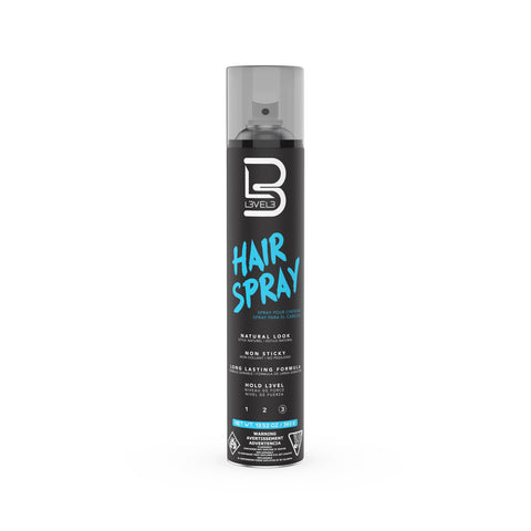 L3VEL3 Haarspray für starken Halt und Volumen 