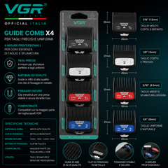 guide tagliacapelli VGR 1,5 3 4,5 6 mm