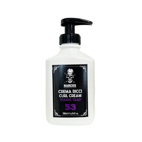 Pasta modellante per capelli ricci dell'uomo