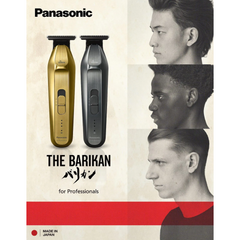 Panasonic ER-XT70 THE BARIKAN T-Blade Trimmer Professionale Argento