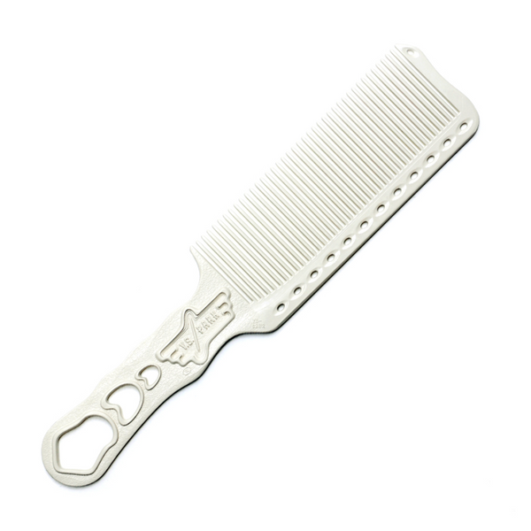 YS PARK YS‑S282 Barbering Comb Bianco Pettine Flattop Extra Slim 240 mm