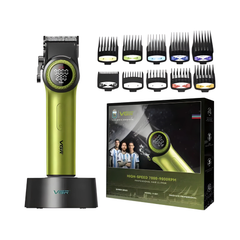 VGR V-001 verde clipper professionale in metallo lama in ceramica