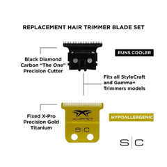 StyleCraft Lame Trimmer Fixed X-Pro Precision + The One DLC – Kit Lame Professionali