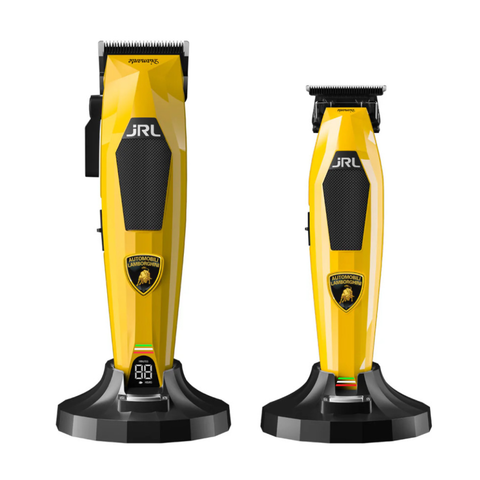 JRL × Lamborghini Diamante Yellow – Set Professionale Clipper + Trimmer