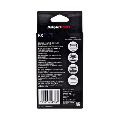 Babyliss PRO Testina di ricambio Shaver FXone Black