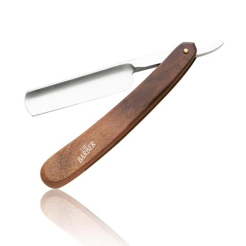 The Barber Rasoio Professionale con Manico in Legno