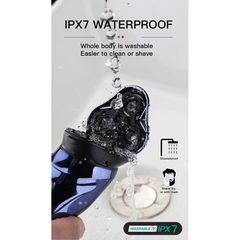 VGR V-305 Rasoio Elettrico Tre Testine – Rasatura a pelle Waterproof