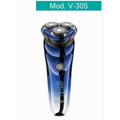 VGR V-305 Rasoio Elettrico Tre Testine – Rasatura a pelle Waterproof
