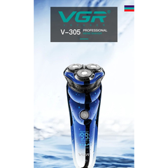 VGR V-305 Rasoio Elettrico Tre Testine – Rasatura a pelle Waterproof