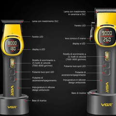 VGR V-885 S2 Valigetta Combo Clipper + Trimmer Gold