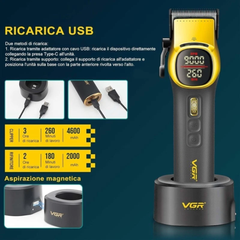 VGR V-885 S2 Valigetta Combo Clipper + Trimmer Gold