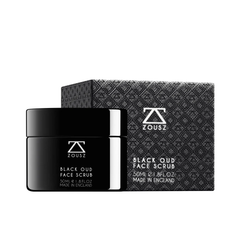 Zousz Black Oud Charcoal Face Scrub Mask – Maschera Viso Detox al Carbone