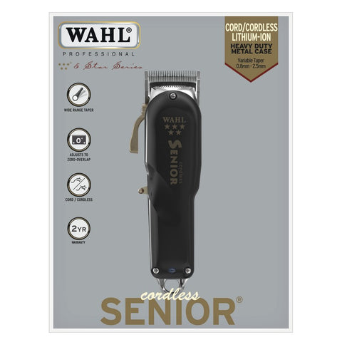 Wahl Tosatrice Senior 5 Star Cordless 0.8mm/2.5mm