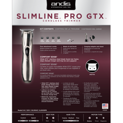 Andis Professional Trimmer D-8 Slimline Wide Pro GTX