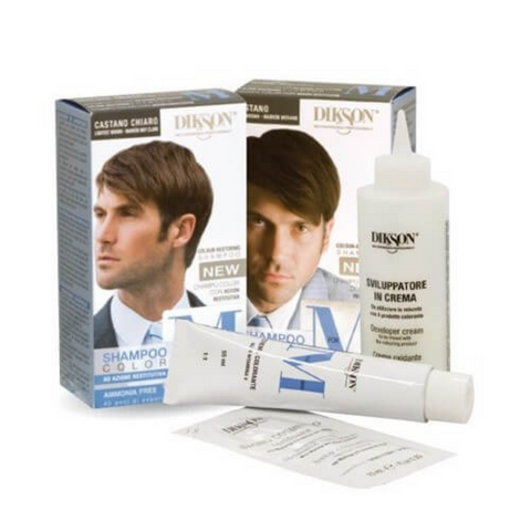 Dikson for Man Shampoo Color Specifico per uomo ad azione restitutiva copertura dei capelli bianchi